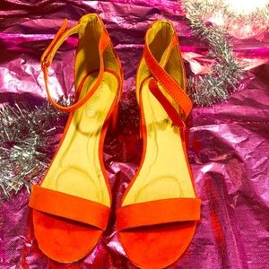 Orange Lane Bryant Block Heel